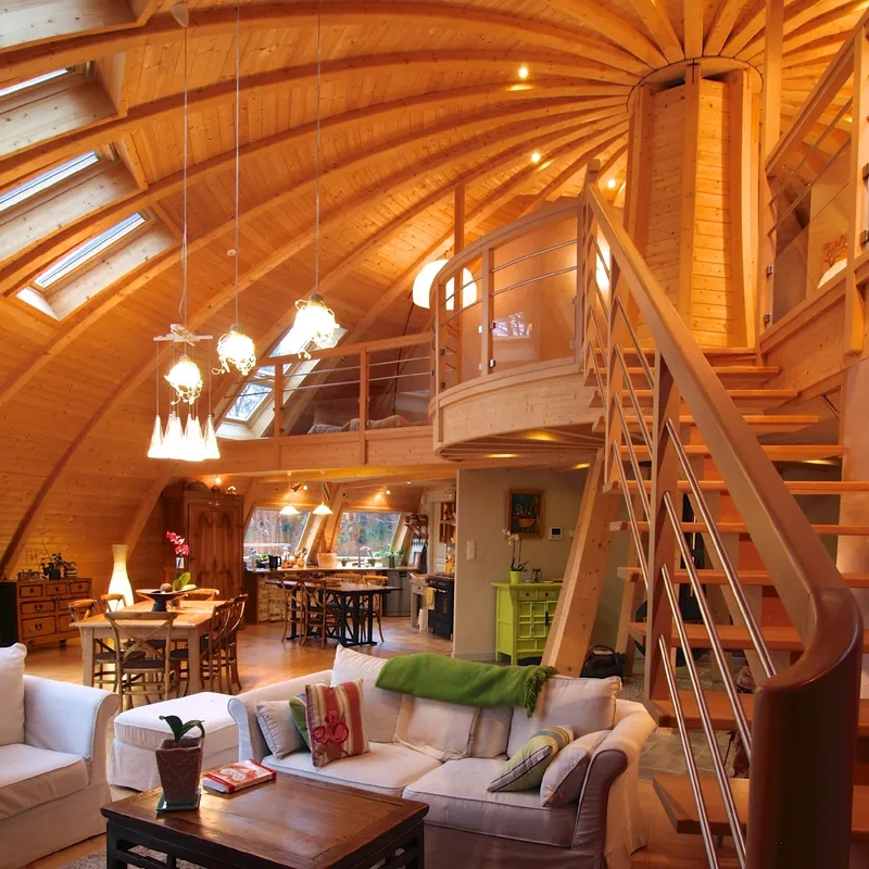 Nhà vòm tối giản cho người trẻ