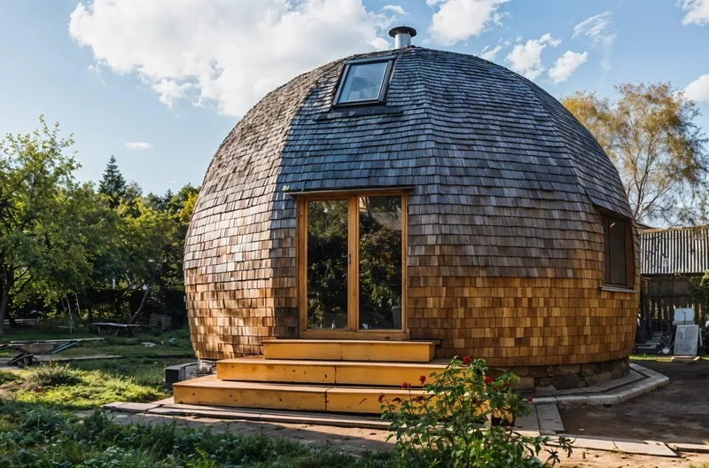 Nhà mái vòm phong cách Minimalism