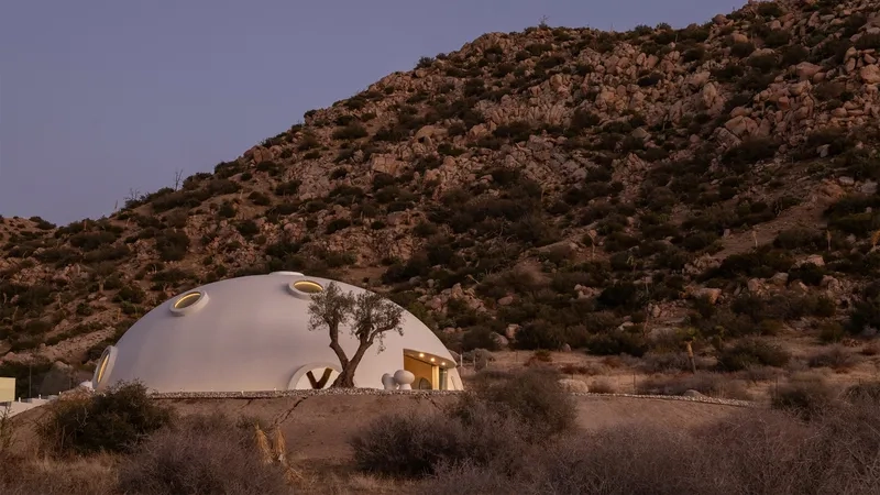 Phối cảnh tổng thể khu nghỉ dưỡng vòm