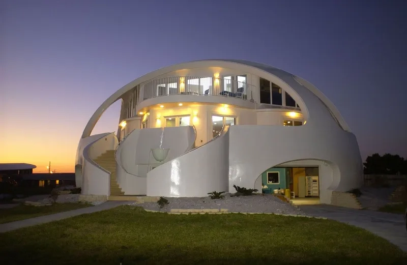 Vẽ thiết kế mặt bằng nhà vòm rộng