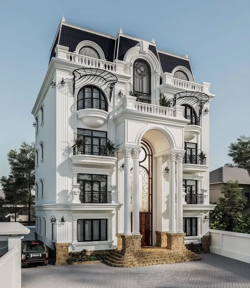 Kiến trúc Mansard cao cấp tạo dấu ấn sang trọng