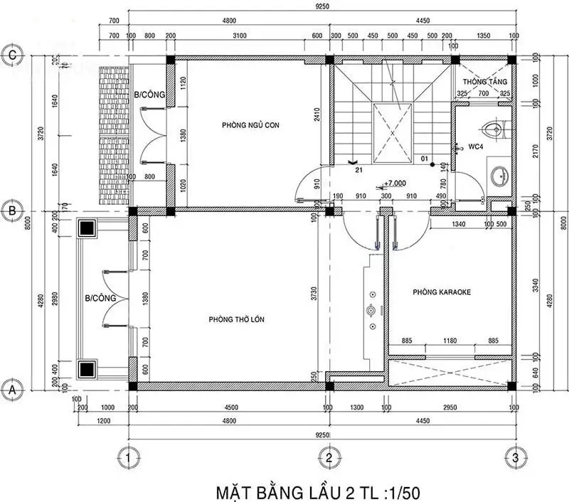 Ảnh bản vẽ nhà mái Mansard sang trọng thu hút mọi ánh nhìn