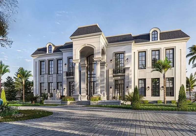 Biệt thự mái Mansard đậm chất phong cách pháp