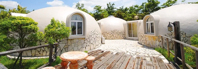 Mẫu kết cấu nhà vòm hình cầu lạ