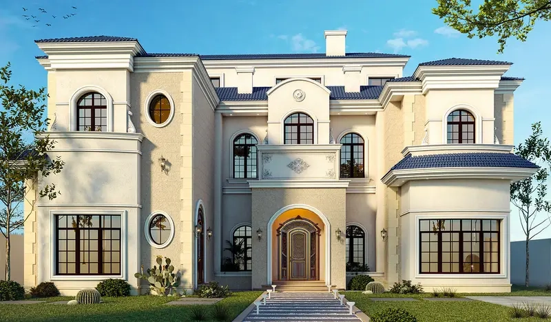 Nhà mái Mansard châu Âu thẩm mỹ tinh gọn sang trọng