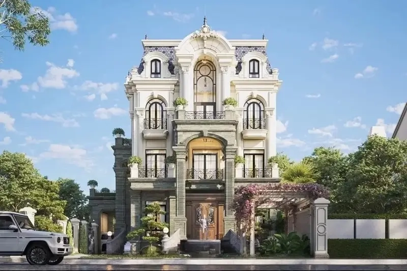 Thiết kế nhà mái Mansard tôn vinh vẻ đẹp hài hòa tinh tế