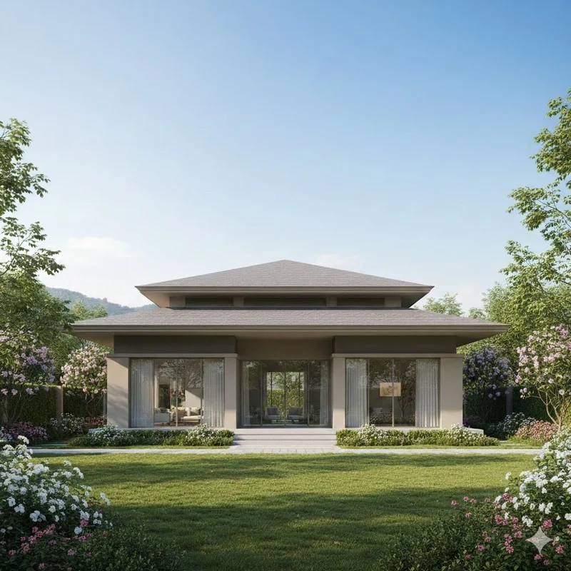 Chọn Mẫu nhà mái Nhật đẹp cho gia đình