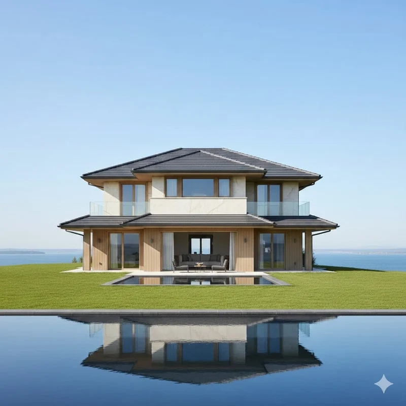 Mẫu nhà mái Nhật đẹp tối ưu công năng