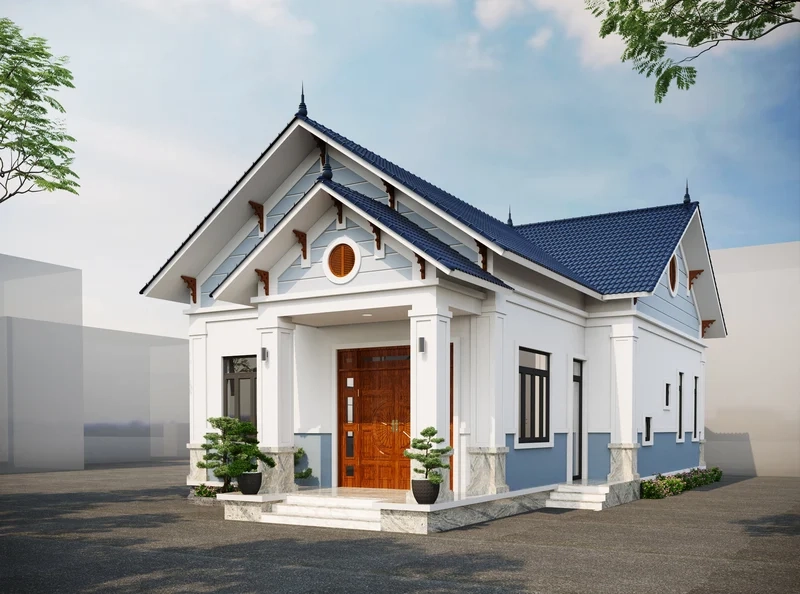 nhà mái thái giá rẻ phù hợp gia đình trẻ