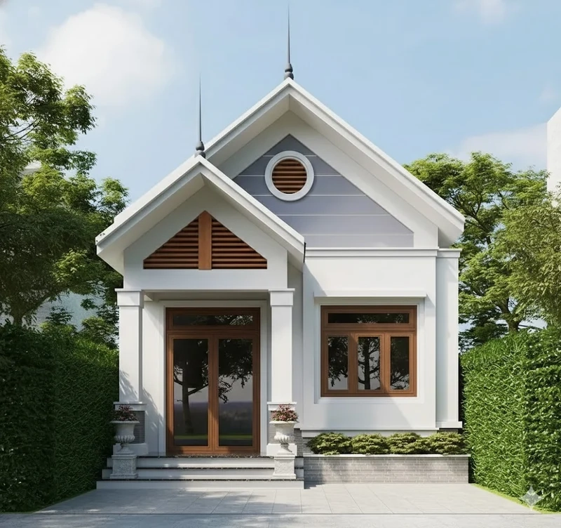 Xây dựng nhà mái thái giá rẻ dễ dàng