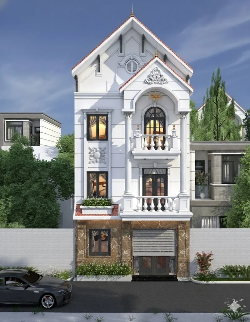 Nhà ống mái Thái phù hợp nhiều diện tích