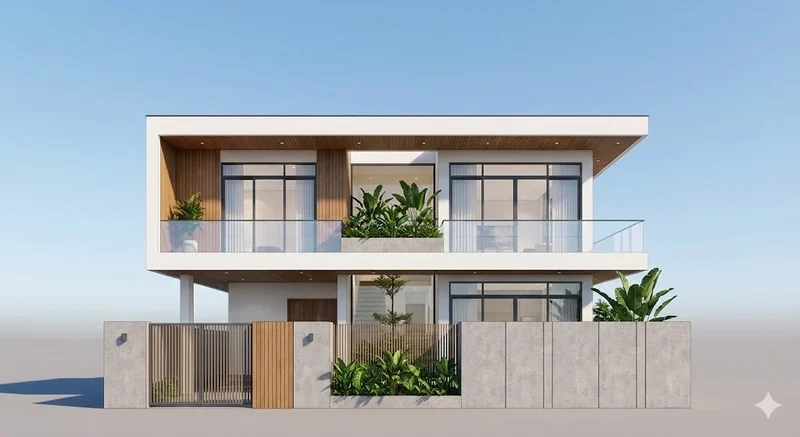 Chọn Nhà phố mái bằng hiện đại cho đô thị